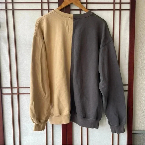 Mayfair Group “Say Less Mean More” two tone sweatshirt excellent worn condition - Picture 2 of 6